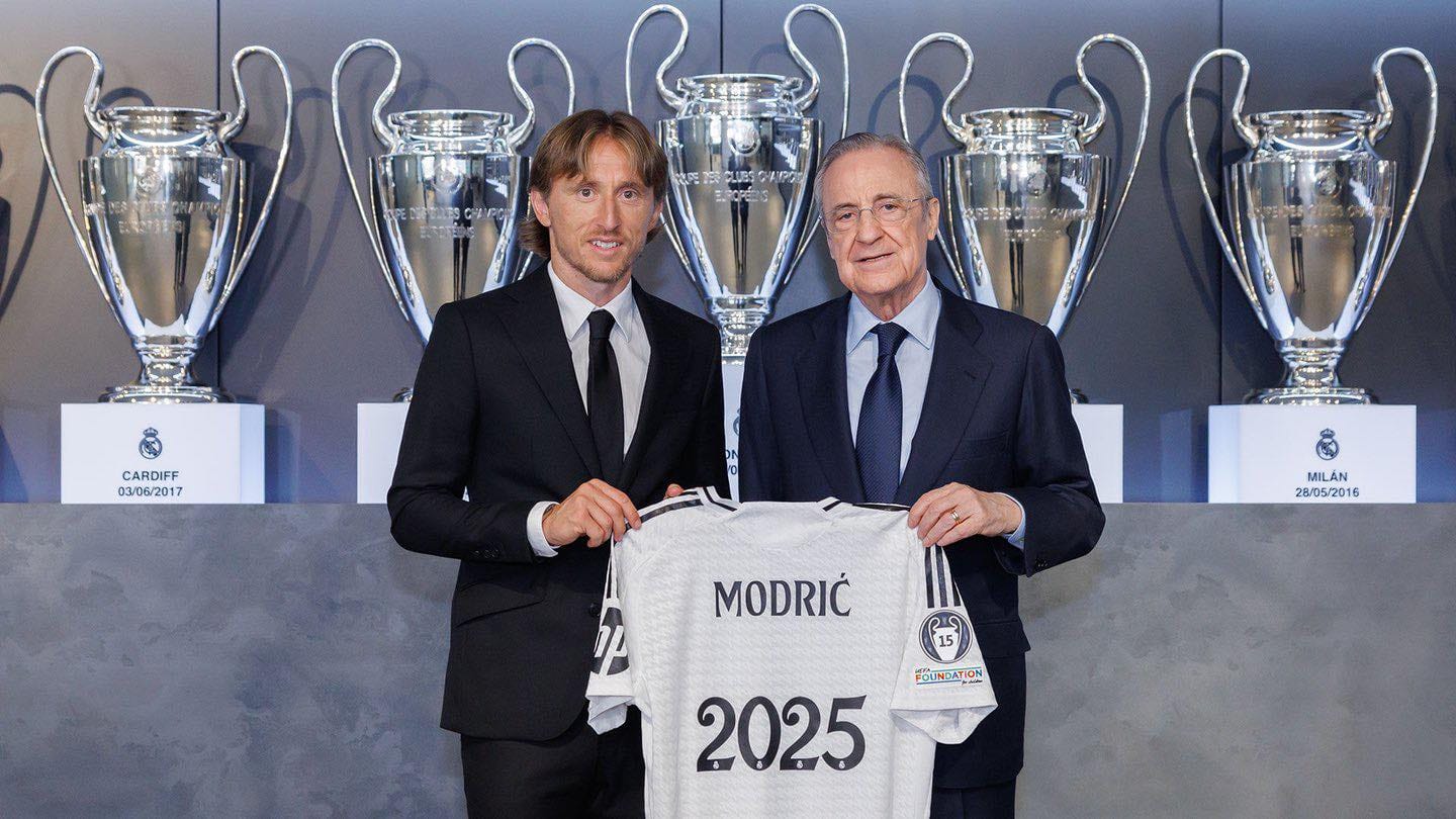 Modrić prolonge au Real