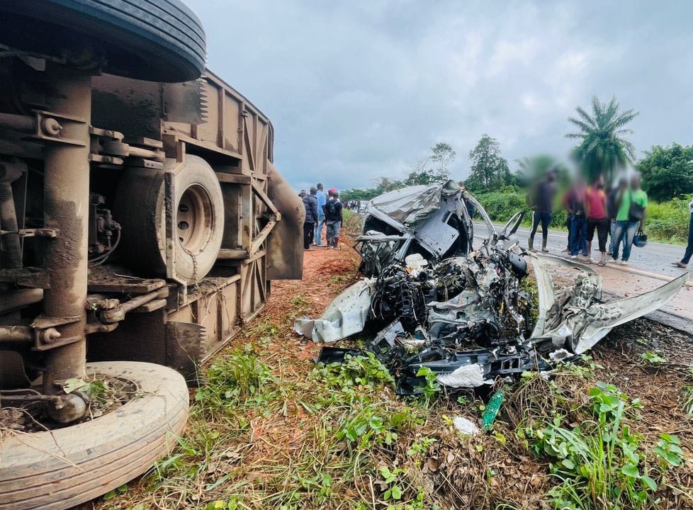 Accident de la circulation à Logoualé axe Man-Duékoué