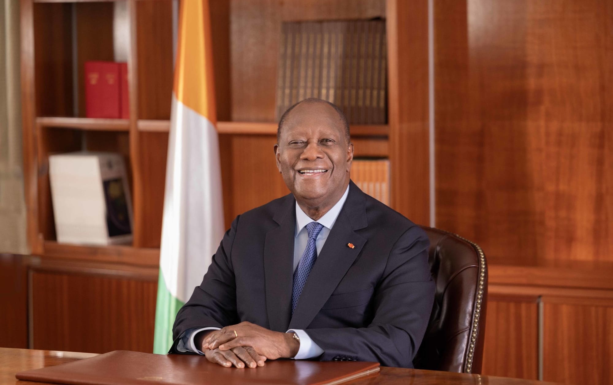 Alassane Ouattara lors de son discours du 64e anniversaire de l'indépendance de la Côte d'Ivoire le 6 août 2024