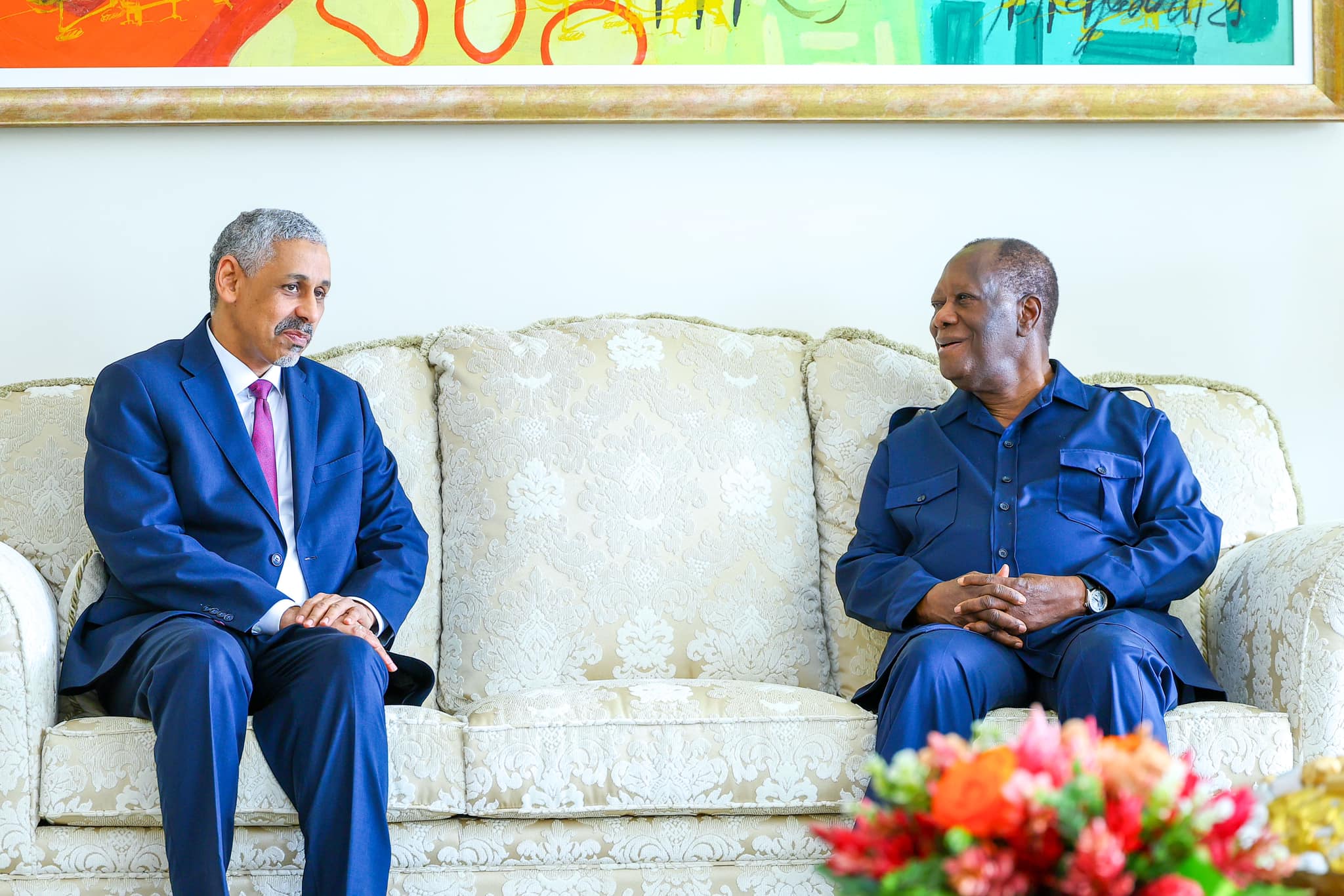 BADEA, rencontre Alassane Ouattara et Sidi Ould