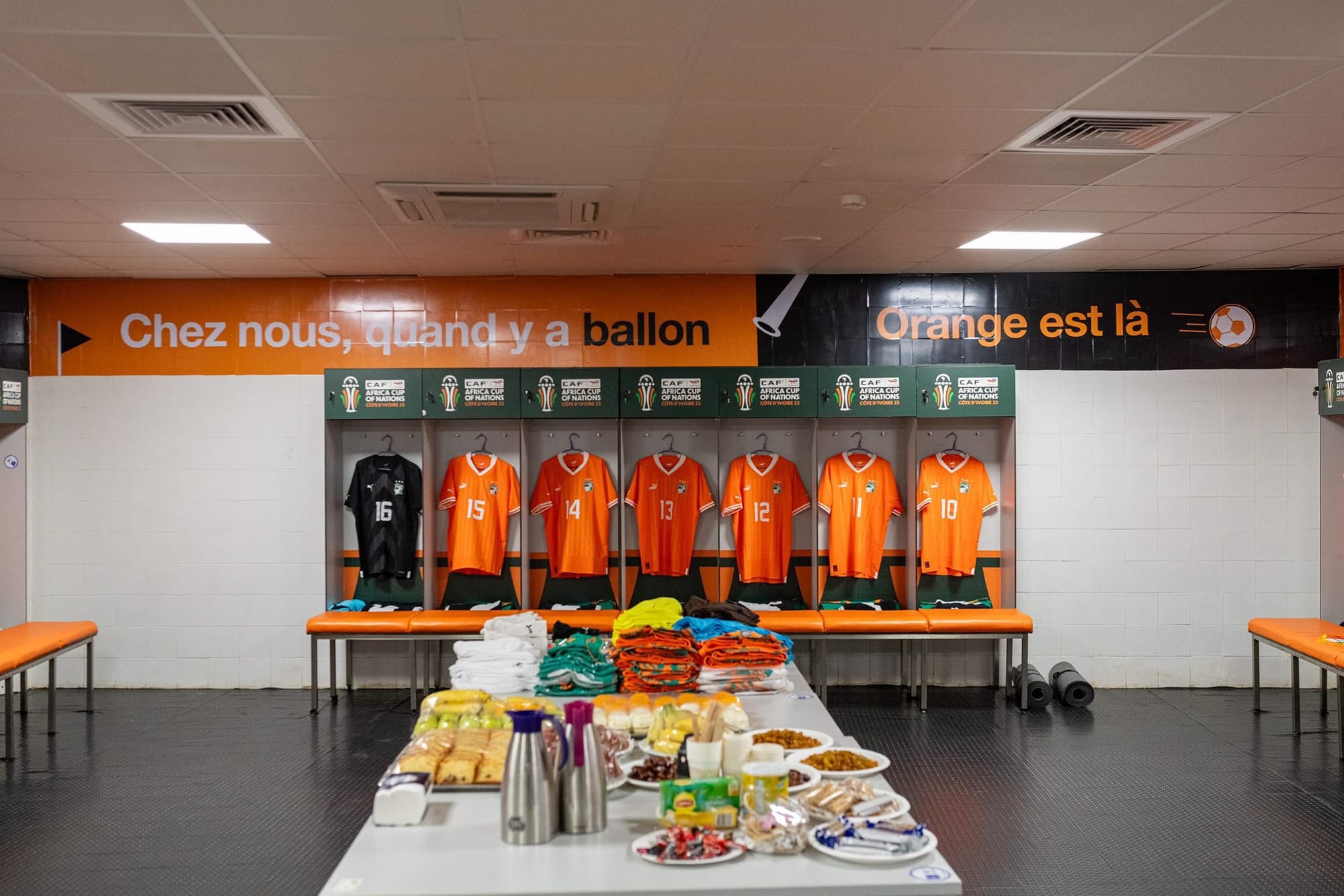 Premières images des vestiaire des Éléphants