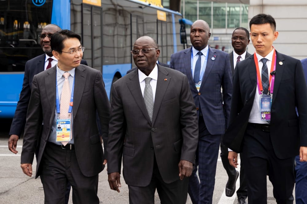 Le vice-président ivoirien, Tiémoko Meyliet à Beijing