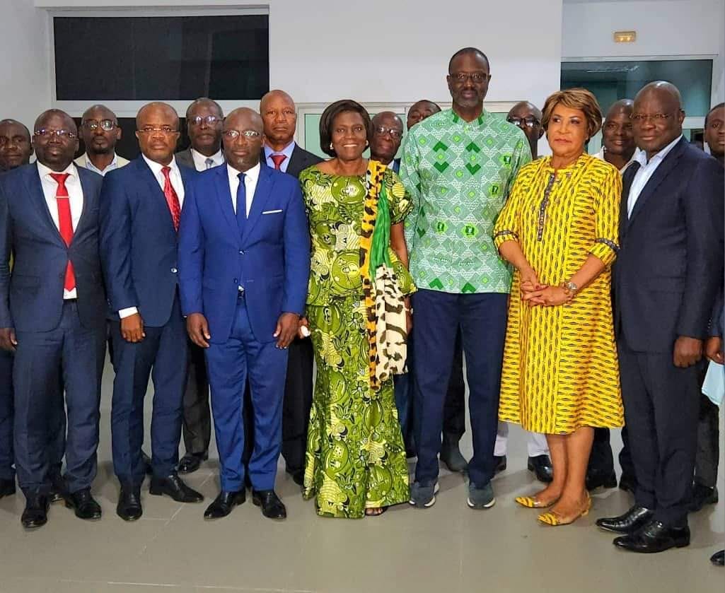 Tidjane Thiam et l'opposition le 14 octobre 2024