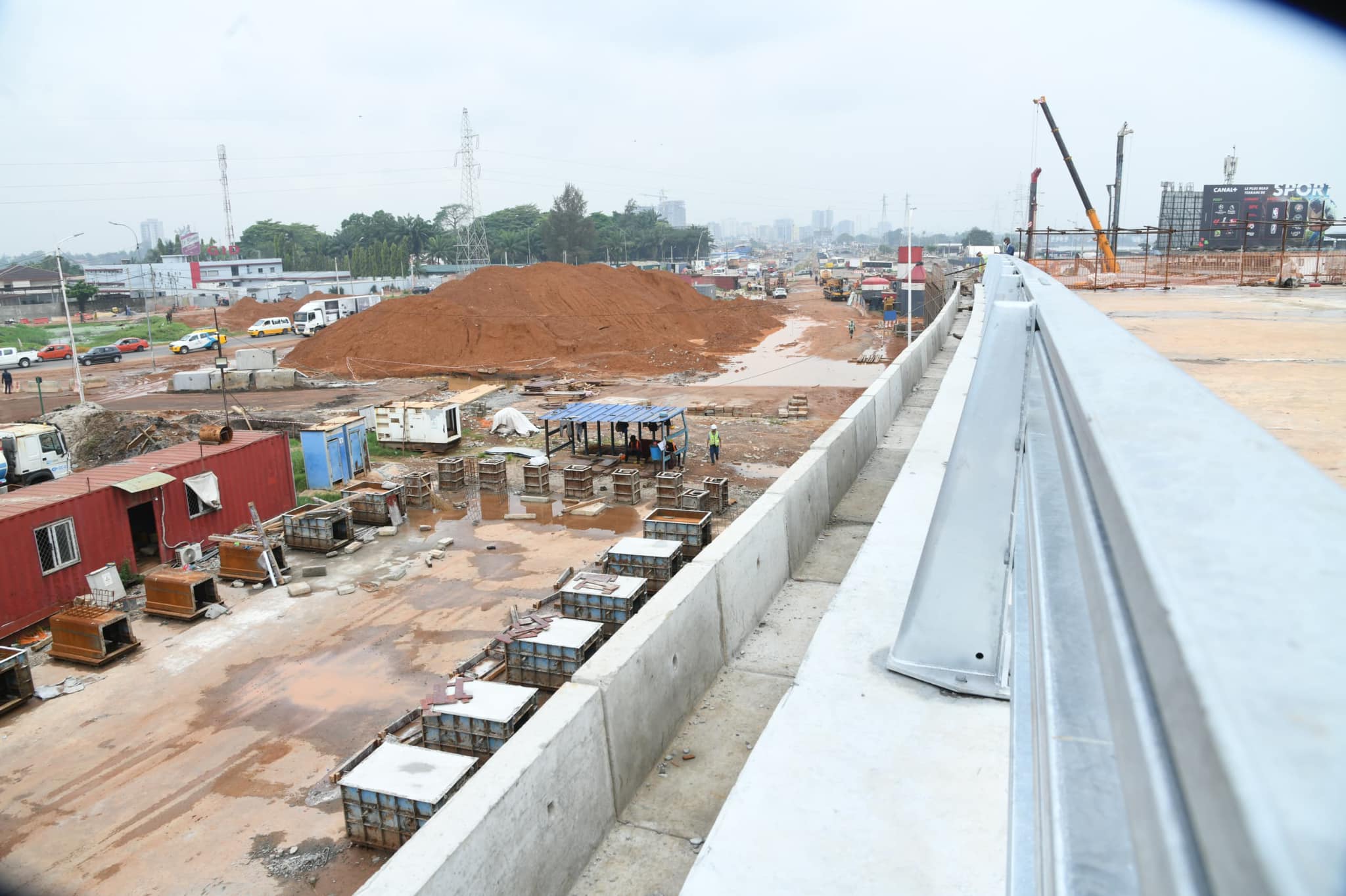 Les échangeurs et carrefours en construction à Abidjan
