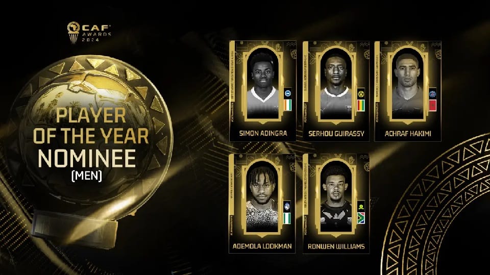Les candidats en lice pour le titre de Joueur de l’année CAF Awards 2024