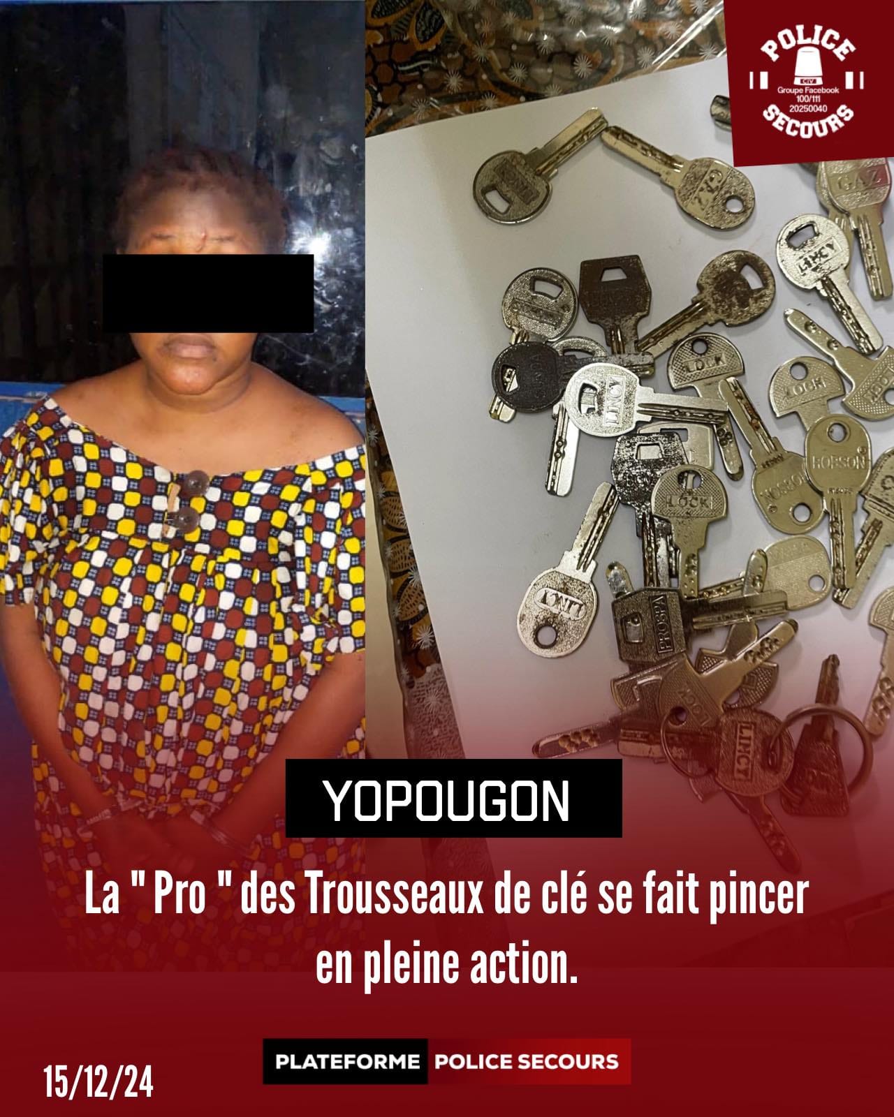 Une voleuse professionnelle
