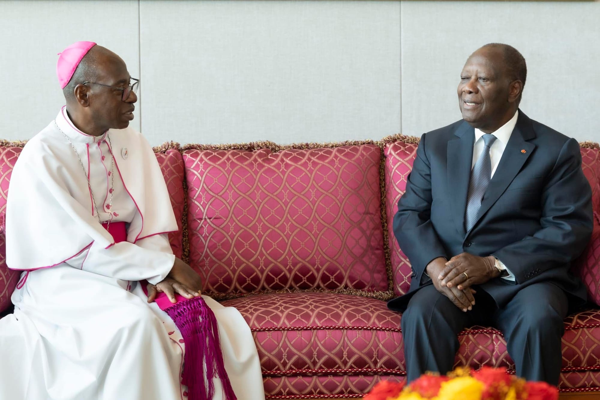 Présentation vœux 2025 à Alassane Ouattara : le Cardinal Ignace Bessi  appelle « mettre fin à la fatalité des violences électorales »