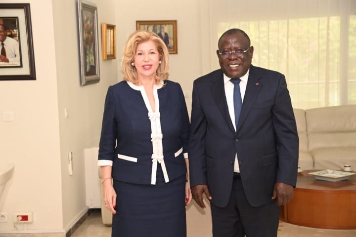 Dominique Ouattara et Cissé Bacongo