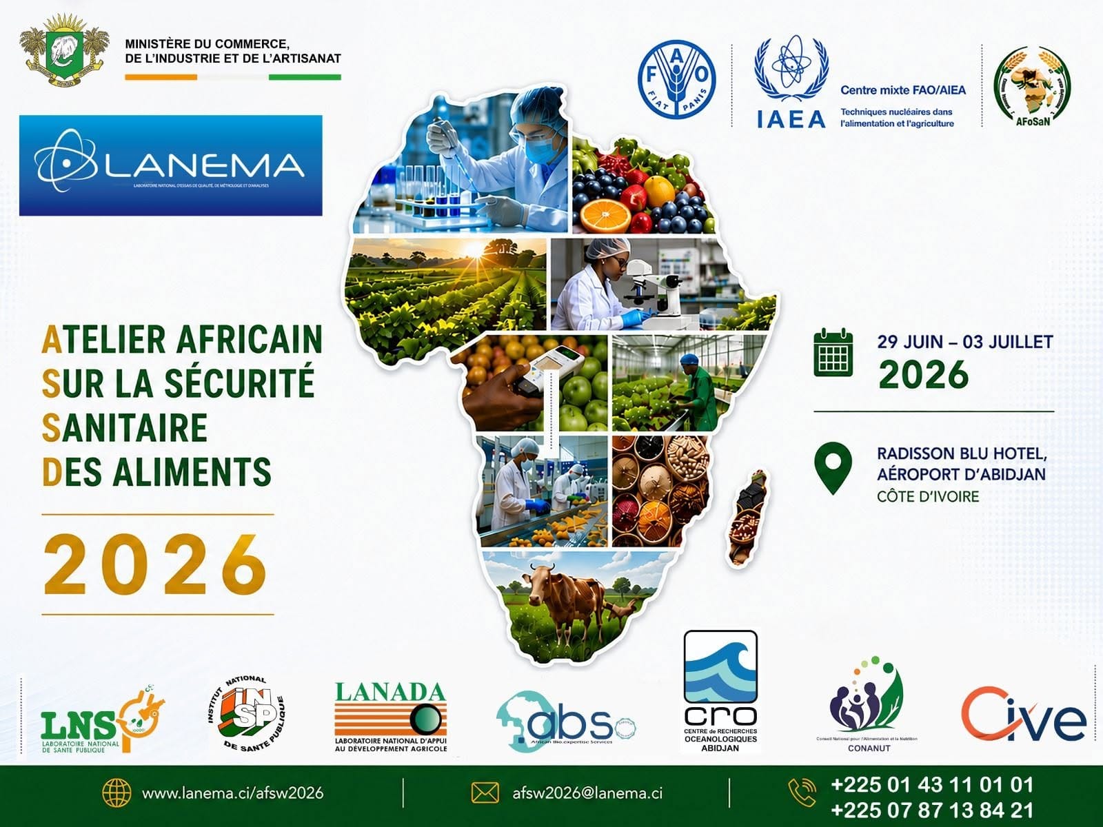 Abidjan accueille le 4e atelier africain sur la sécurité alimentaire : l’attieké en vedette