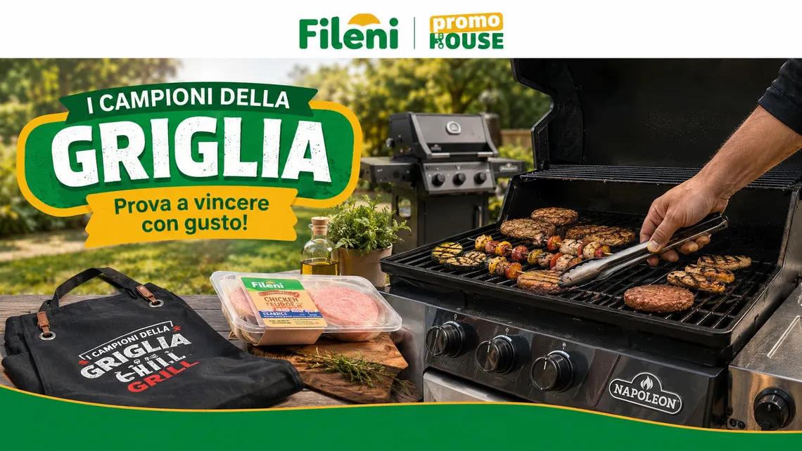 Concorso Fileni: vinci barbecue Napoleon e grembiuli