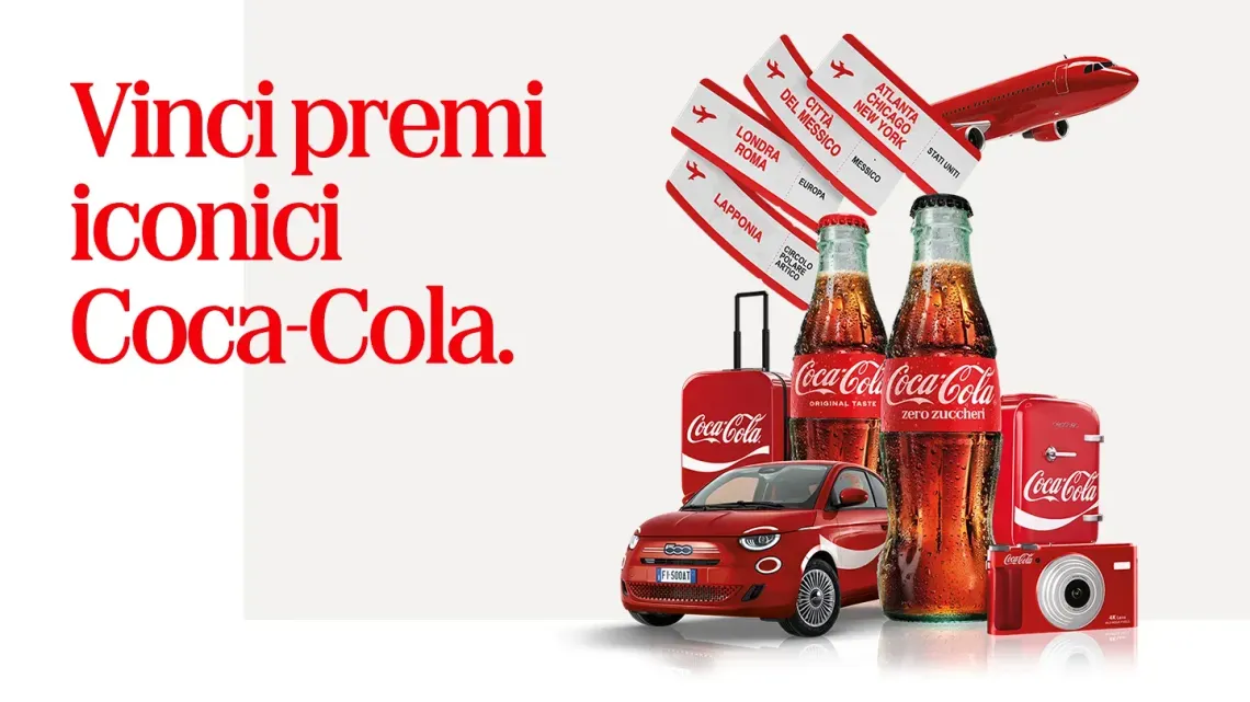 Coca-Cola regala 3 Fiat 500e e un viaggio: come vincere