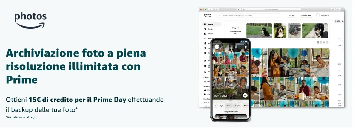 Amazon regala 15 euro di buono sconto: scopri come ottenerlo con Amazon Photos