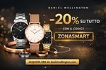 Daniel Wellington: -20% su tutto con il codice ZONASMART