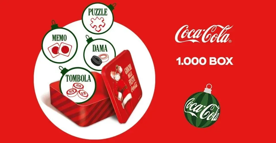 Vinci i “Giochi delle Feste” con Coca‑Cola