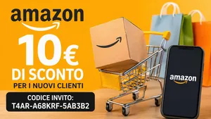 Amazon: 10€ di sconto con codice invito