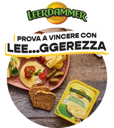 Concorso Leerdammer “Prova a Vincere con Lee...gGerezza”: vinci buoni spesa e friggitrice ad aria!