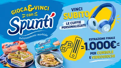 Concorso Spuntì 2026: vinci cuffie e un voucher da 1.000€