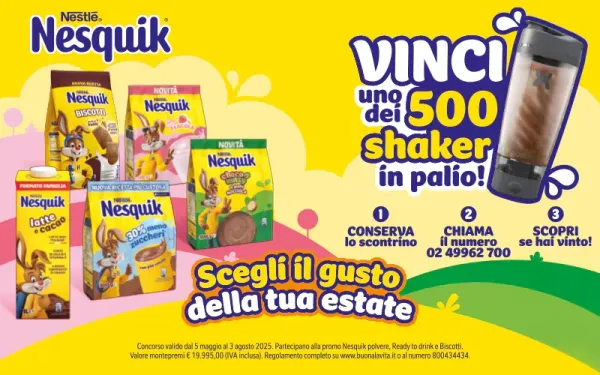 Concorso Nesquik 2025: Scegli il Gusto della Tua Estate!