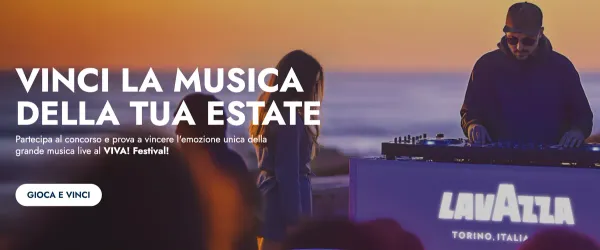 Nuovo Concorso Lavazza: Vinci la Musica Live con VIVA! Festival