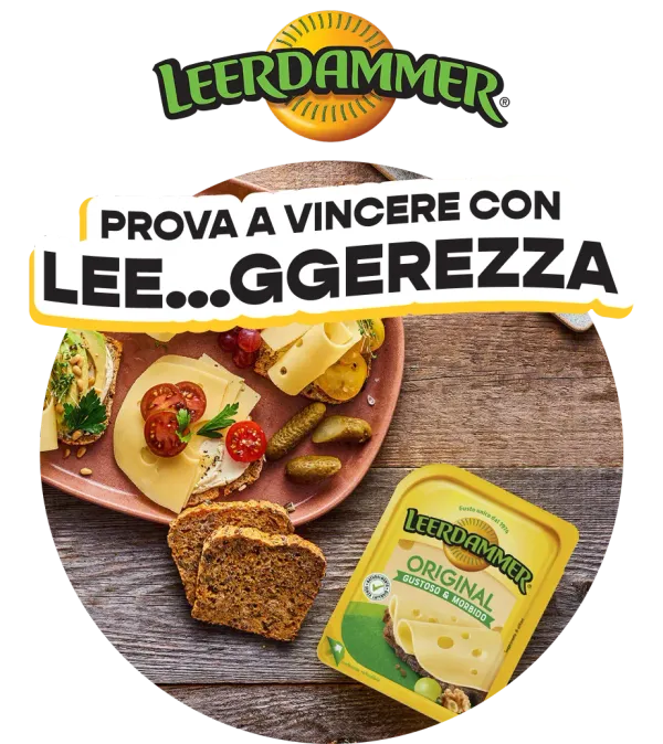 Concorso Leerdammer “Prova a Vincere con Lee...gGerezza”: vinci buoni spesa e friggitrice ad aria!