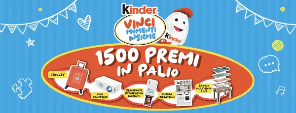 Vinci momenti unici con Kinder – Concorso 2025