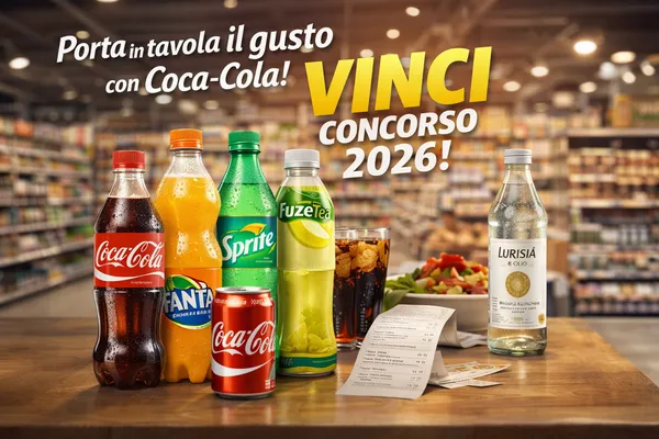 Coca-Cola ti premia: vinci buoni spesa, voucher e Kenwood