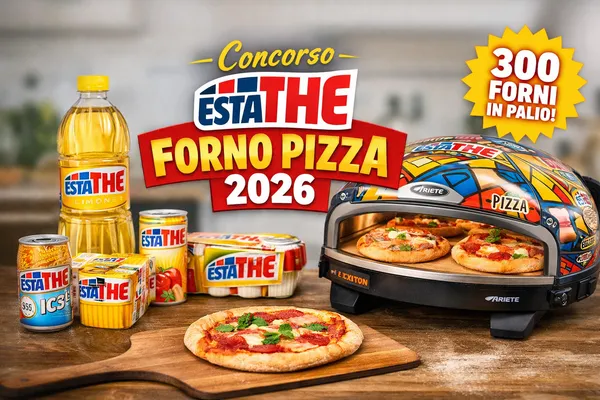 Concorso Estathé 2026: spendi 5€ e prova a vincere il forno pizza